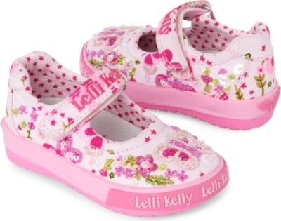 LELLI KELLY Butterfly toddler Dolly shoes 6 months-3 years (Pink