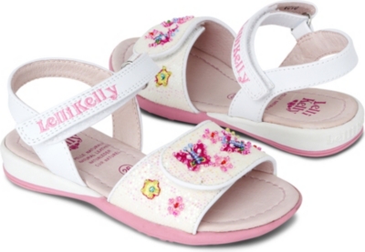 LELLI KELLY Floral embellished sandals 3-8 years (White