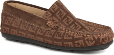 FENDI Logo loafers 8-11 years