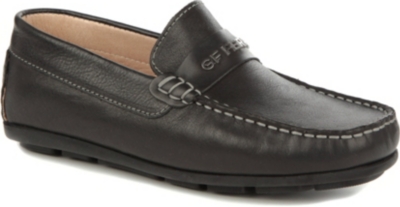 GF FERRE Leather logo loafers 7-12 years