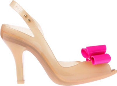 MELISSA + VIVIENNE WESTWOOD Lady Dragon II rubber slingback court shoes