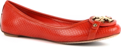TORY BURCH Aaden embossed leather pumps