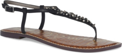 SAM EDELMAN Gwyneth thong sandals (Black