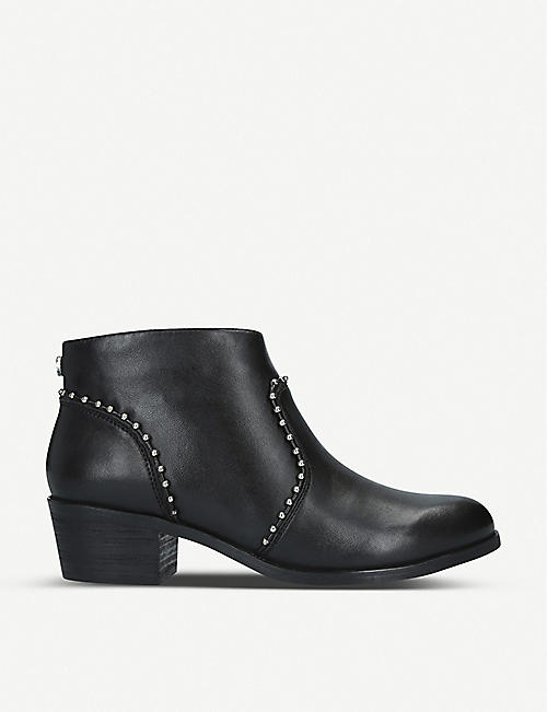 STEVE MADDEN: Walball studded leather ankle boots