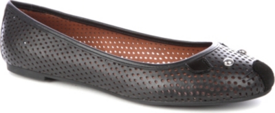 MARC BY MARC JACOBS Mouse perforated leather pumps