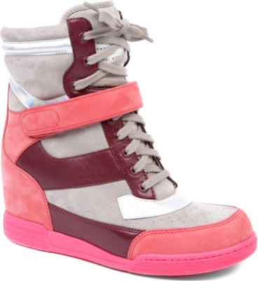MARC BY MARC JACOBS Kisha suede wedge trainers