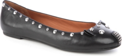 MARC BY MARC JACOBS Mouse studded leather pumps