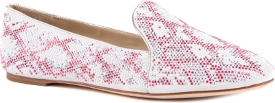 BRIAN ATWOOD Claudelle sequin-embellished leather loafers
