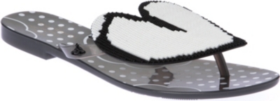 MELISSA + VIVIENNE WESTWOOD Harmonic heart flip flops