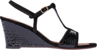 CHIE MIHARA Anamari mock-snake wedge sandals