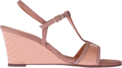 CHIE MIHARA Anamari mock-snake wedge sandals