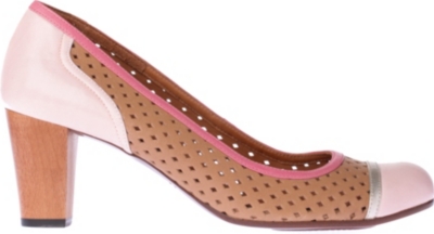 CHIE MIHARA Obara perforated leather courts