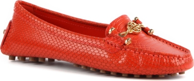 TORY BURCH Leather leather driver loafers