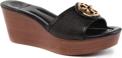 TORY BURCH Selma leather wedge sandals