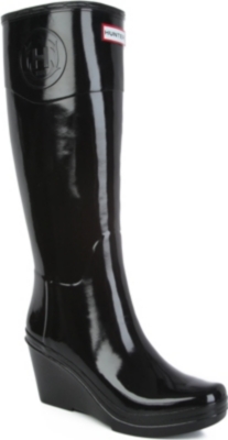 HUNTER Champery glossy wellies