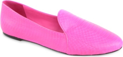 BRIAN ATWOOD Claudelle mock-snakeskin loafers