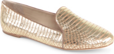 BRIAN ATWOOD Claudelle mock-snakeskin loafers