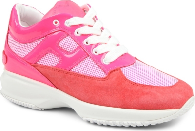 HOGAN KATIE GRAND COLLECTION Interactive leather trainers