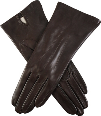 DENTS Classic silk-lined leather gloves