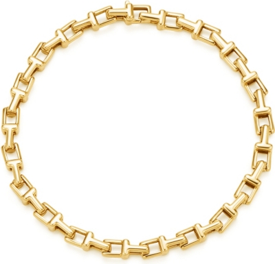 tiffany narrow bracelet chain selfridges 18k gold