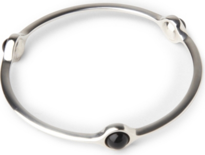 GEORG JENSEN Sphere bangle with black agate