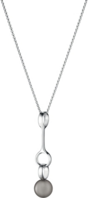 GEORG JENSEN Sphere sterling silver moonstone-pendant necklace