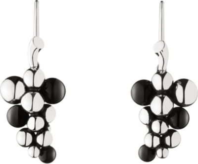 GEORG JENSEN Moonlight Grapes sterling silver earrings