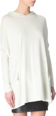 MAJE Hooded loose jumper