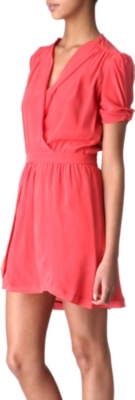 MAJE Alliance silk dress