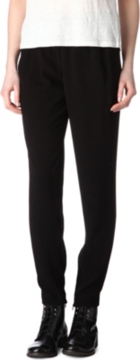 MAJE Almira crepe trousers