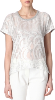 MAJE Amanda metallic top