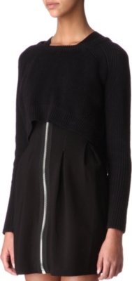 MAJE Apple cropped jumper