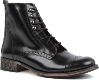 MAJE Babette lace-up boots