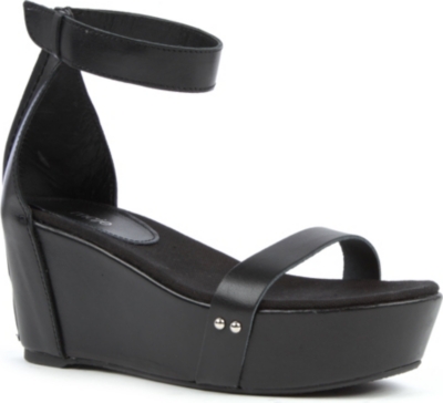 MAJE Bene wedge sandals