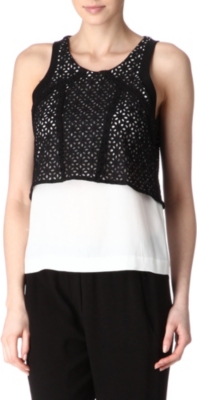 MAJE Cuba layered top