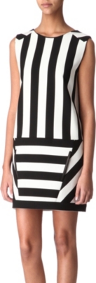 MAJE Curd striped dress