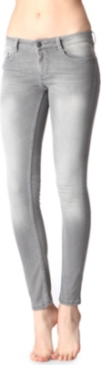 MAJE Jaw skinny embroidered jeans