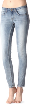 MAJE Robin skinny mid-rise jeans