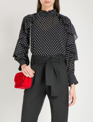 maje polka dot