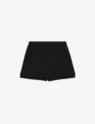 High-rise crepe shorts(8170441)