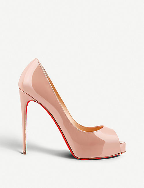 CHRISTIAN LOUBOUTIN: New Very Prive 120 patent-leather courts