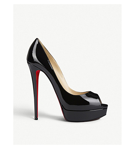 CHRISTIAN LOUBOUTIN - Lady Peep 150 patent calf | Selfridges.com