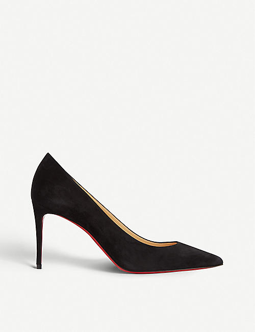 CHRISTIAN LOUBOUTIN: Kate 85 suede courts