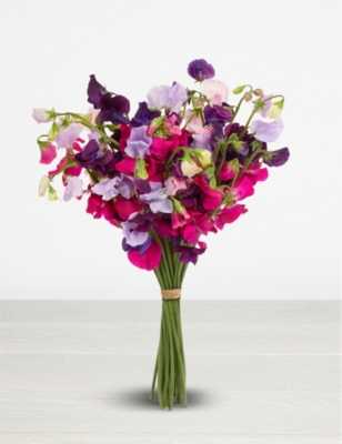 THE REAL FLOWER COMPANY English sweet pea bouquet