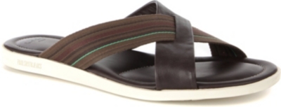 PAUL SMITH Lalo web crossover sandals