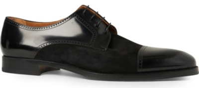 STEMAR Mixed toecap Derby shoes (Black