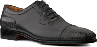 STEMAR Ostrich Oxford shoes
