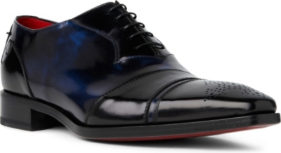 JEFFERY WEST Ozzy burnished Oxford shoes