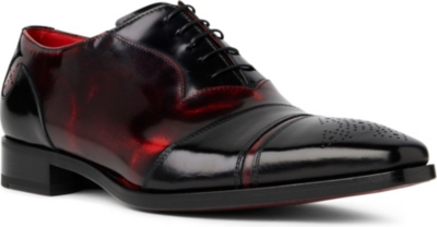 JEFFERY WEST Ozzy burnished Oxford shoes