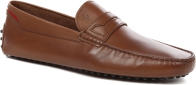 TODS Ferrari leather driving moccasins